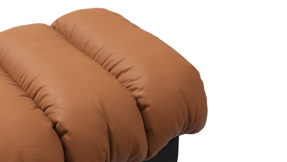DS 600Vintage Tan and Black Vegan Leather
