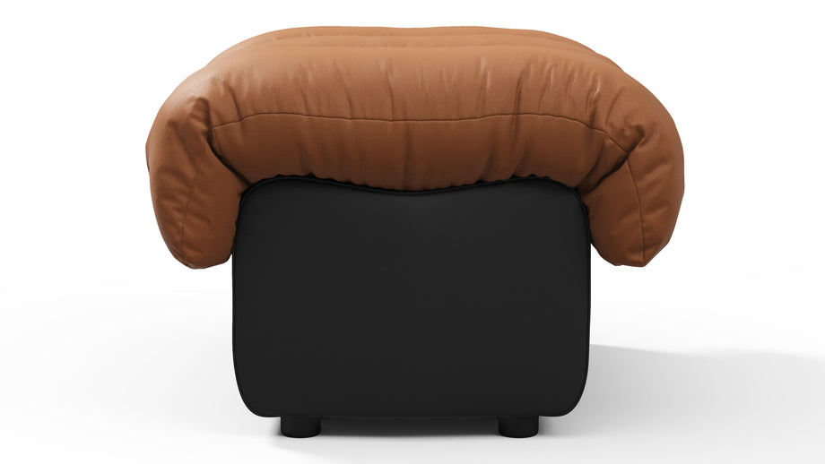 DS 600Vintage Tan and Black Vegan Leather