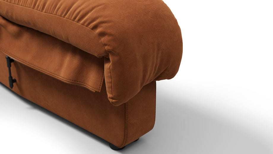 DS 600Burnt Orange Vegan Suede