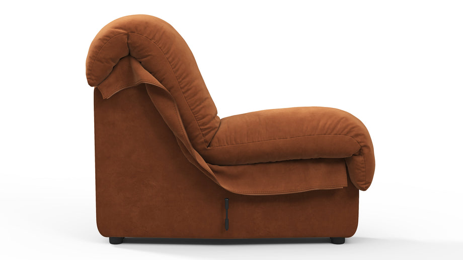 DS 600Burnt Orange Vegan Suede