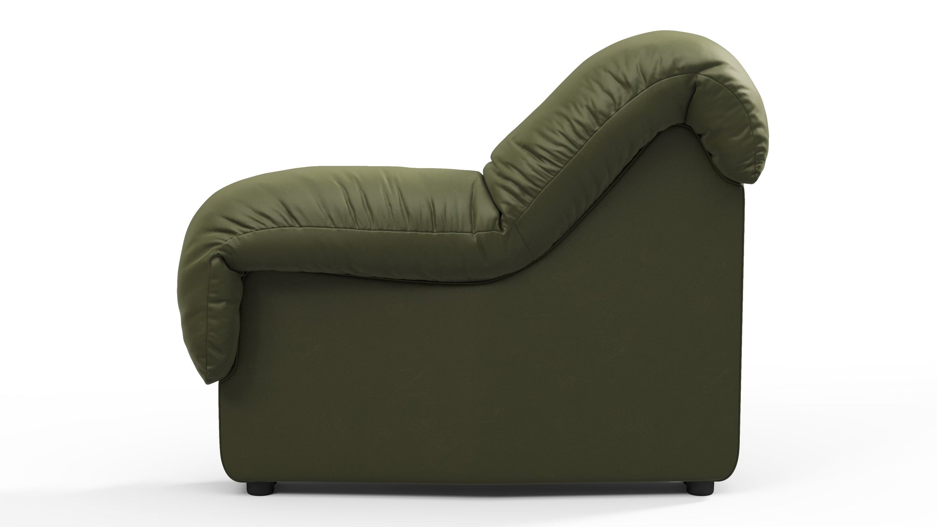 DS 600Tiefes olives veganes Leder