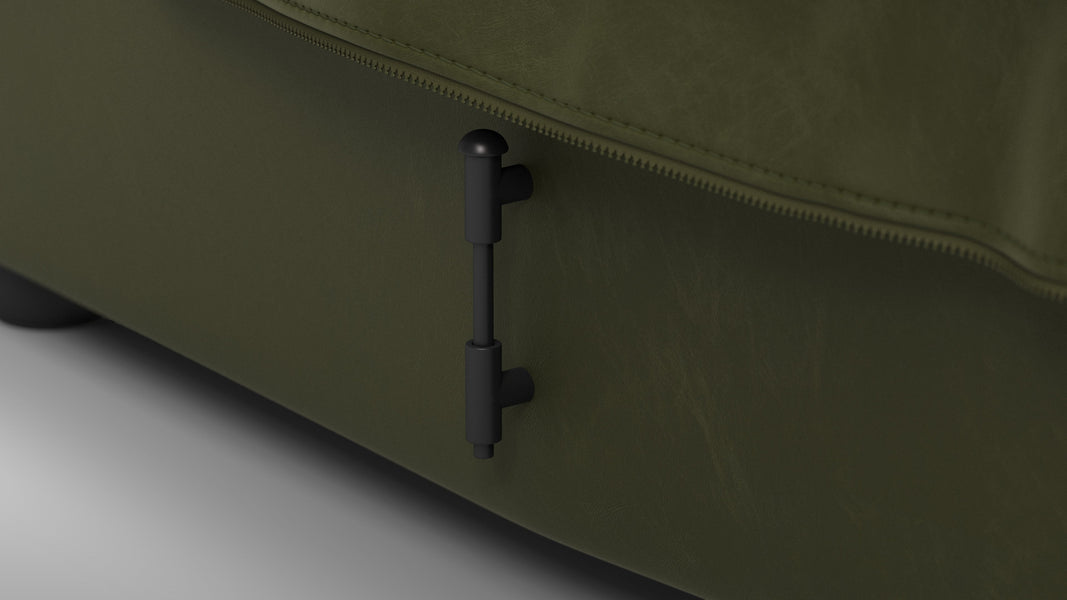 DS 600Deep Olive Vegan Leather