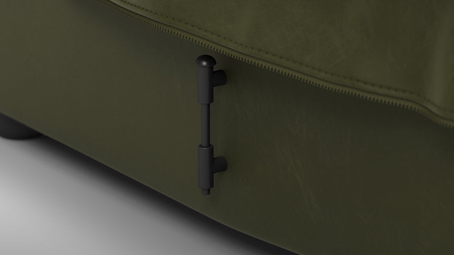 DS 600Deep Olive Vegan Leather