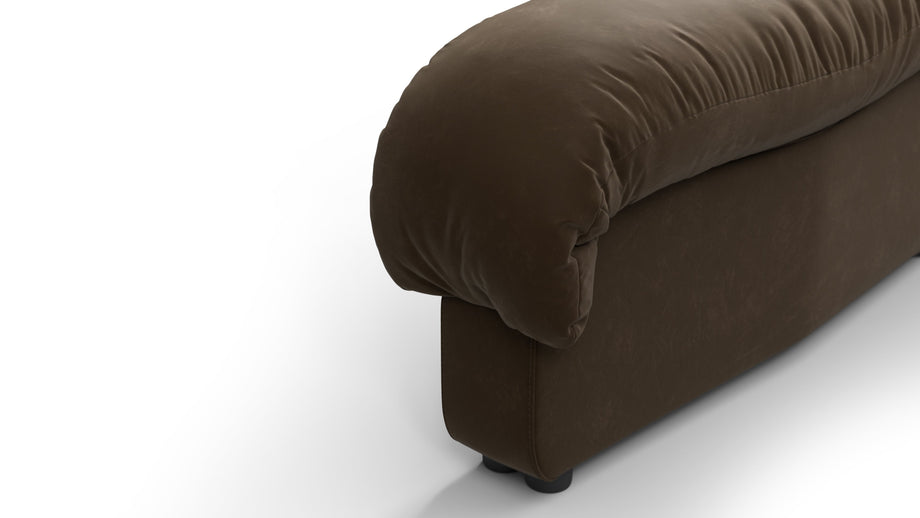 DS 600Distressed Brown Vegan Leather