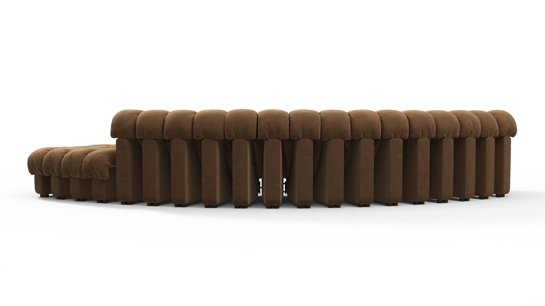 DS 600Brown Vegan Suede