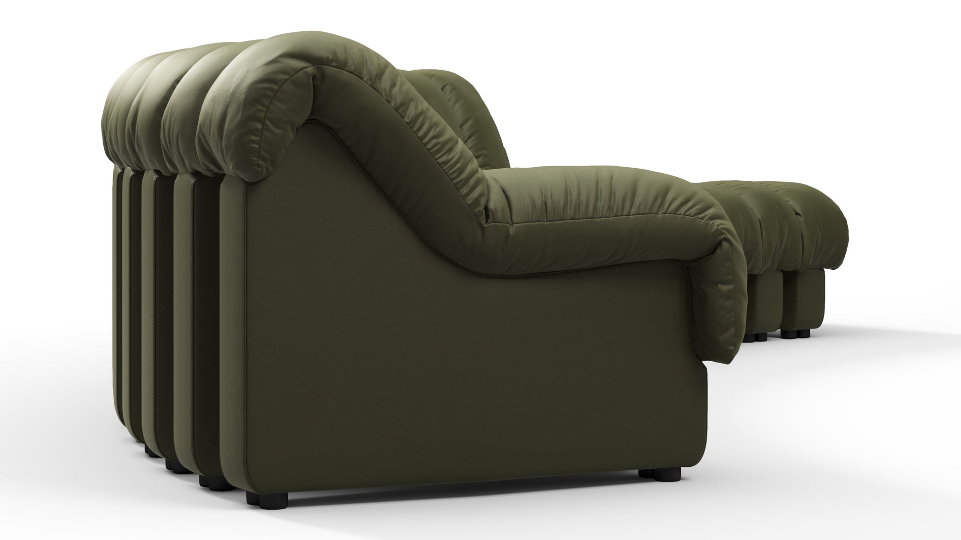 DS 600Deep Olive Vegan Leather