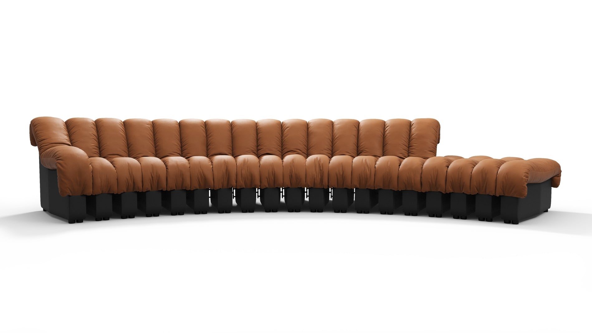 DS 600Vintage Tan and Black Vegan Leather