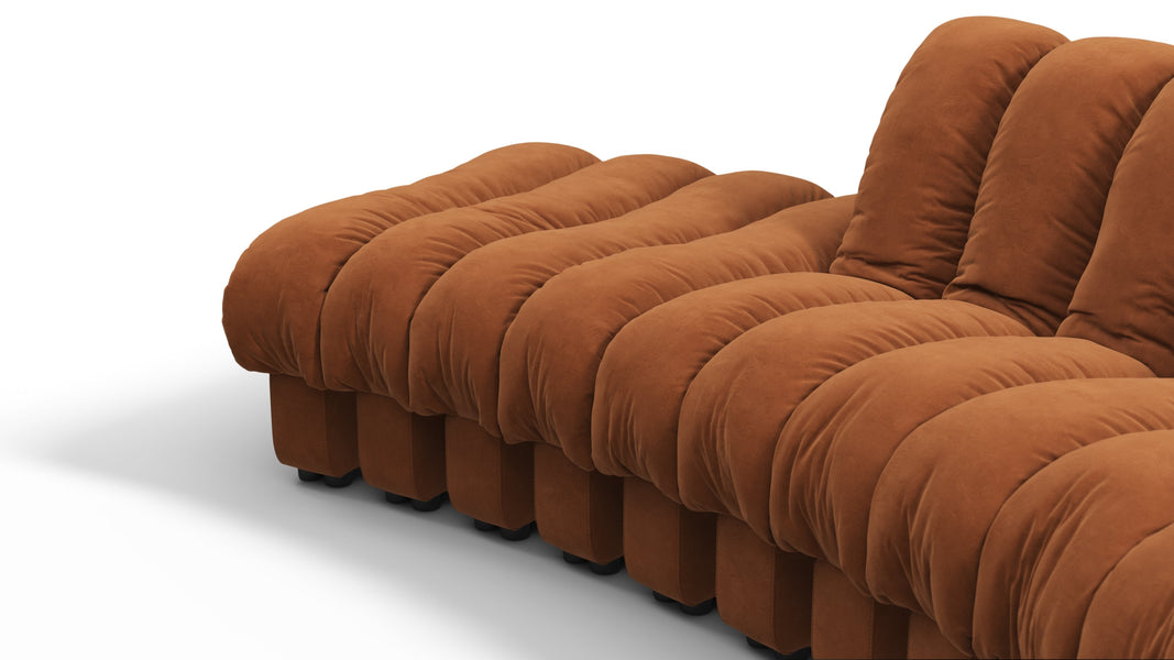 DS 600Burnt Orange Vegan Suede