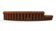 DS 600 - Burnt Orange Vegan Suede - Image 4