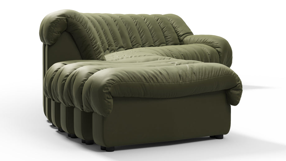DS 600Deep Olive Vegan Leather