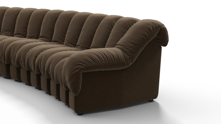 DS 600Distressed Brown Vegan Leather