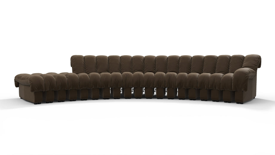 DS 600Distressed Brown Vegan Leather