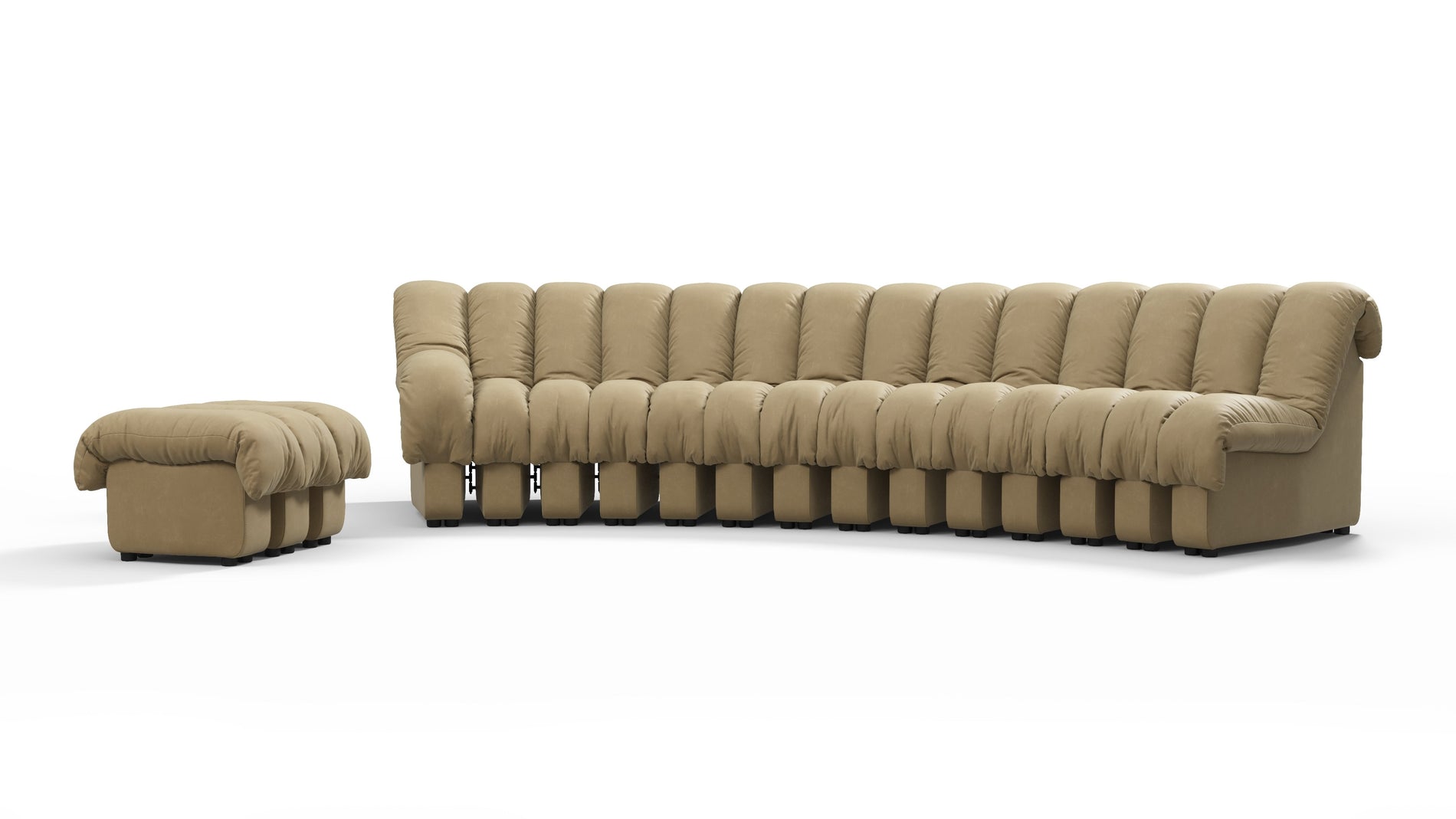 DS 600Beige veganes Leder