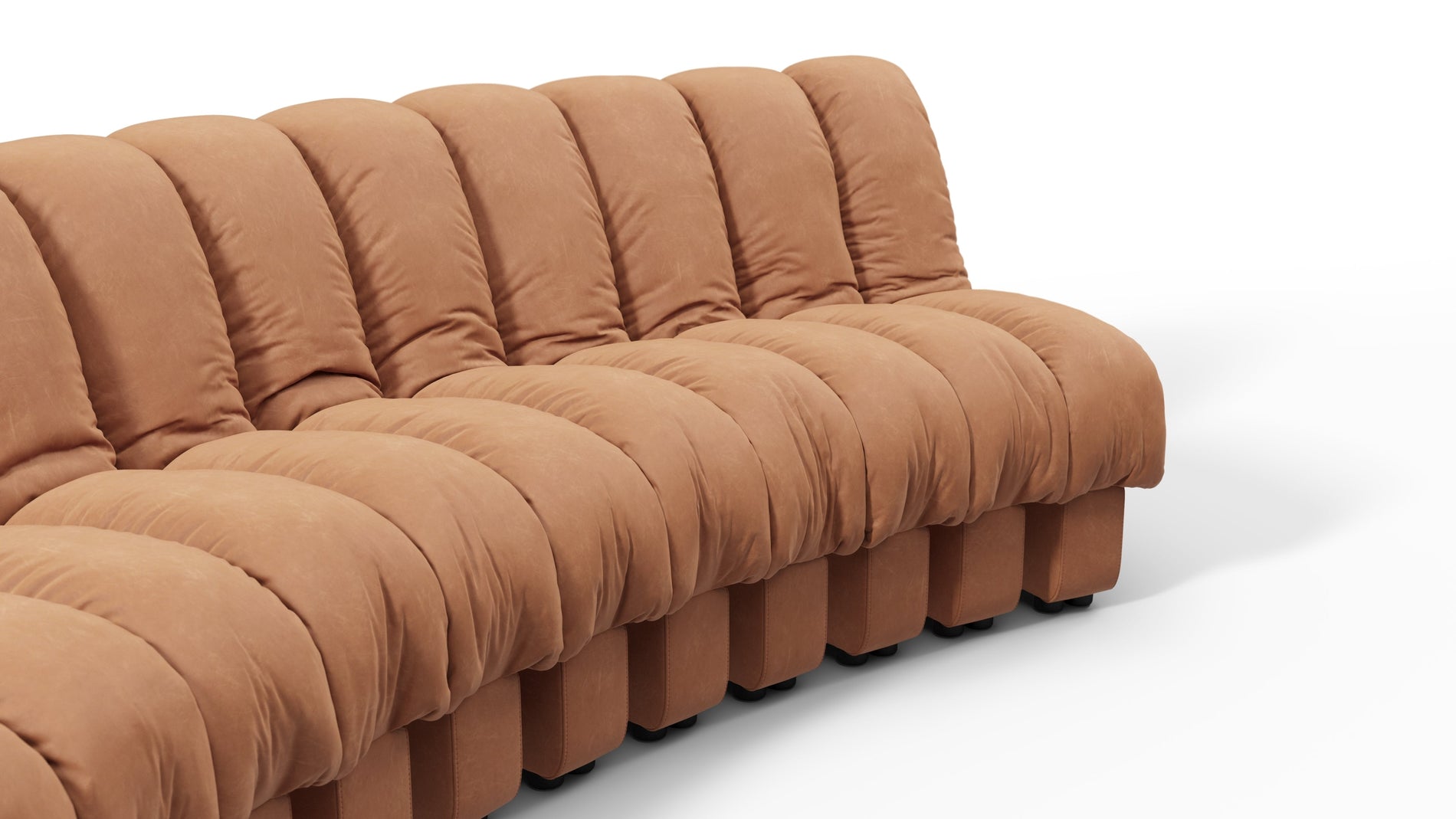 DS 600Braunes veganes Leder