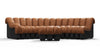 DS 600 - Vintage Tan and Black Vegan Leather - Image 4