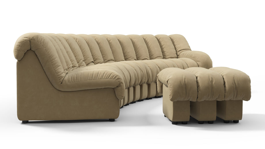 DS 600Beige Vegan Leather