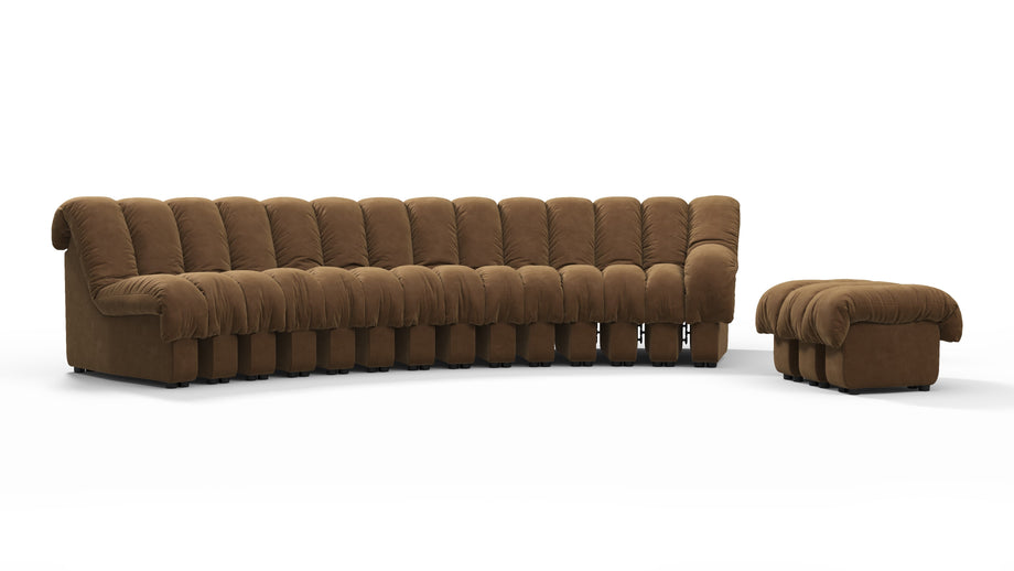 DS 600Brown Vegan Suede