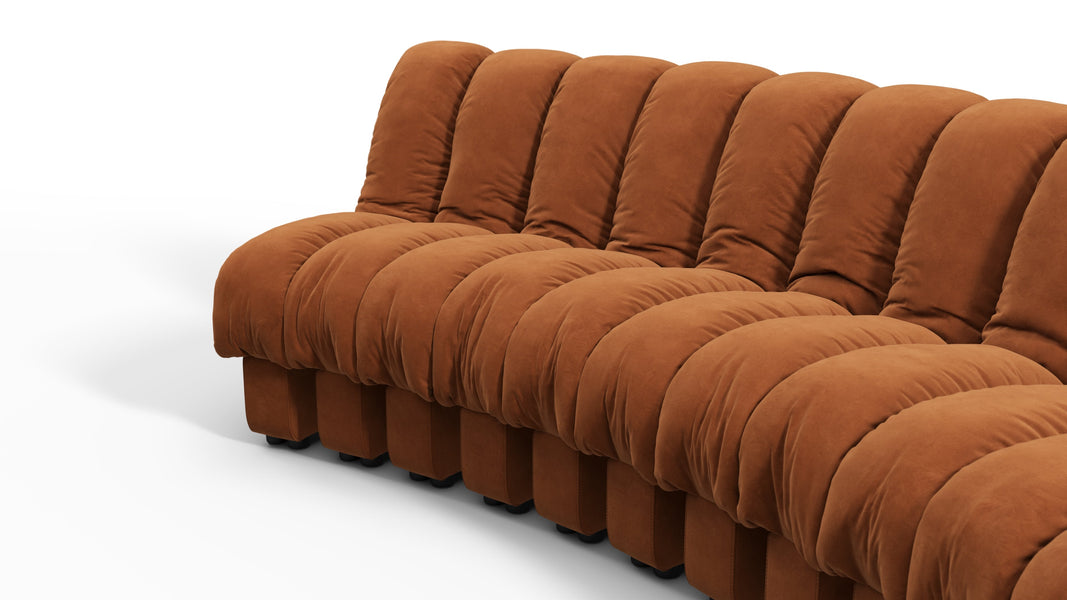 DS 600Burnt Orange Vegan Suede