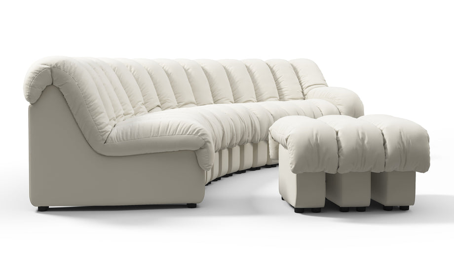 DS 600Cream Vegan Leather