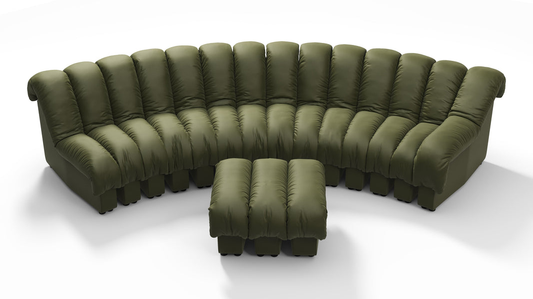 DS 600Deep Olive Vegan Leather