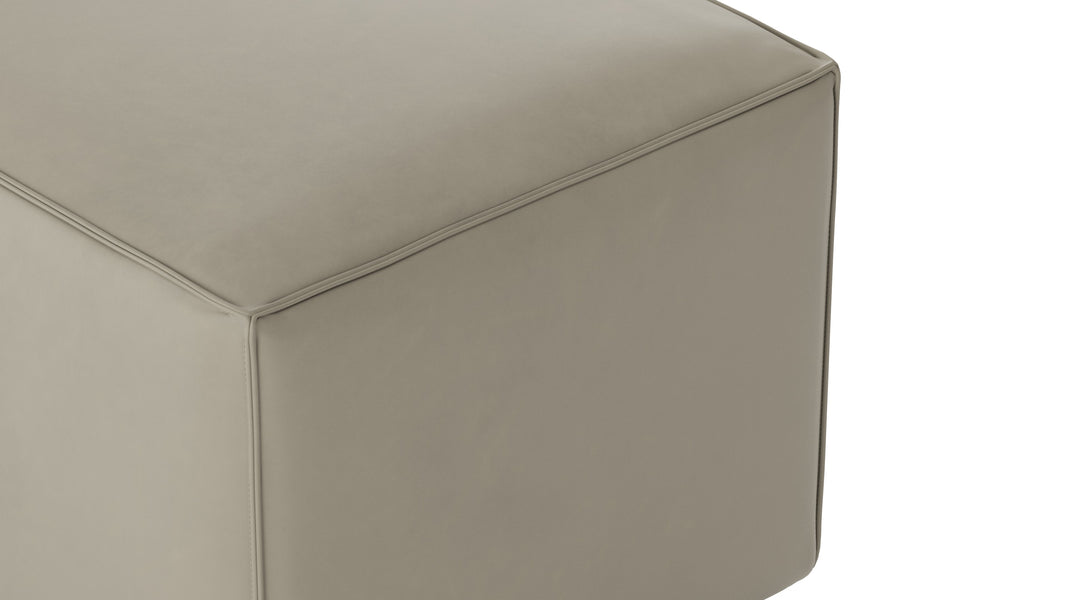 ExtrasoftBeige Gray Vegan Leather