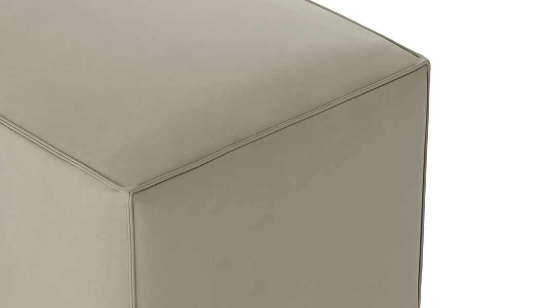 ExtrasoftBeige Gray Vegan Leather