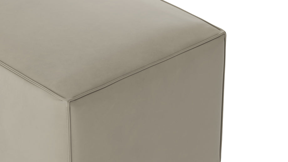 ExtrasoftBeige Gray Vegan Leather