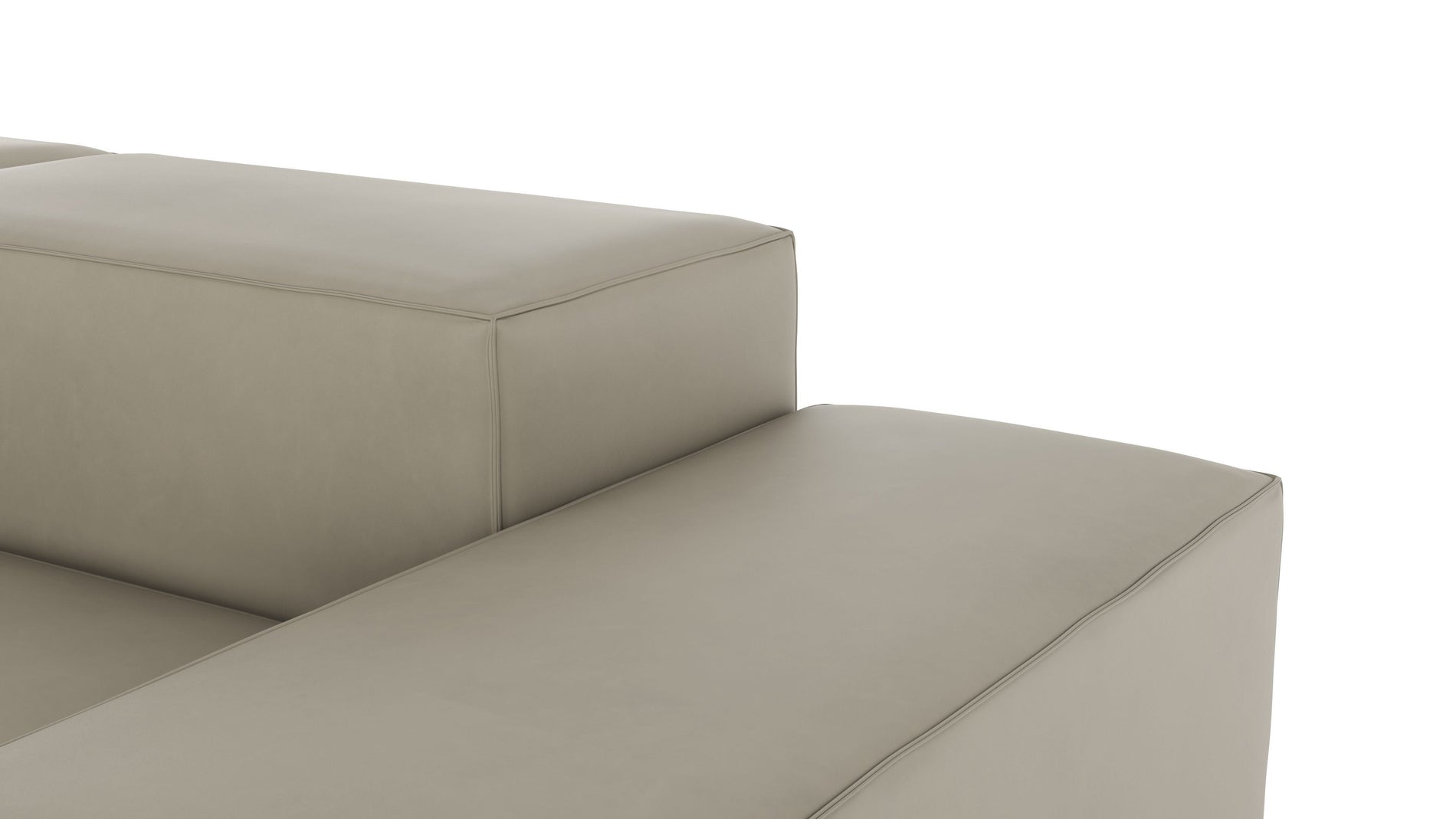 ExtrasoftBeige Gray Vegan Leather