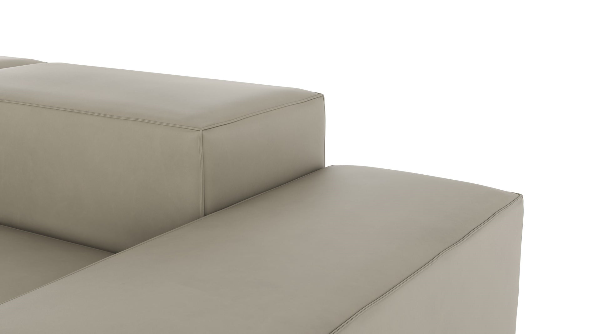 ExtrasoftBeige Gray Vegan Leather