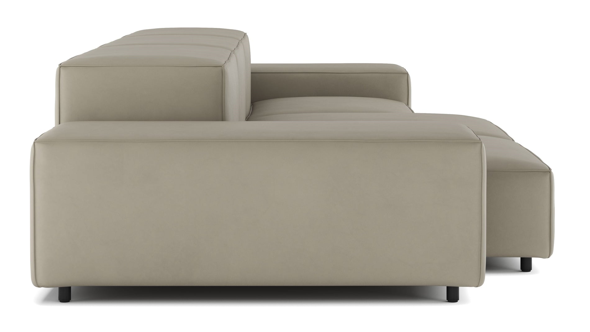 ExtrasoftBeige Gray Vegan Leather