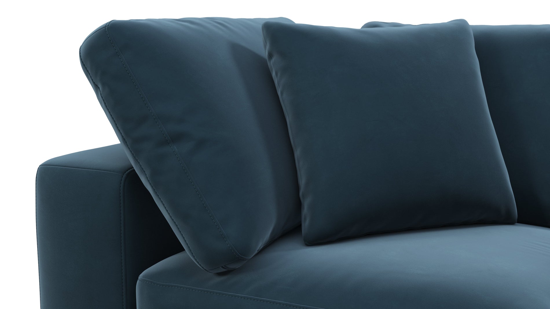 SkyPrussian Blue Luxe Velvet