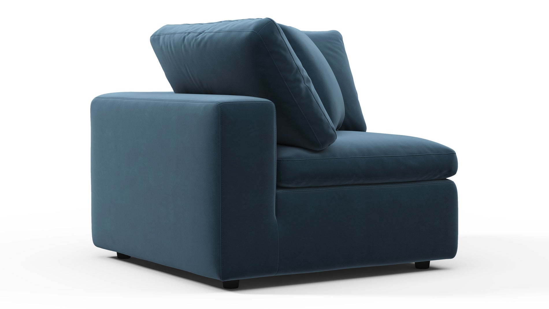 SkyPrussian Blue Luxe Velvet