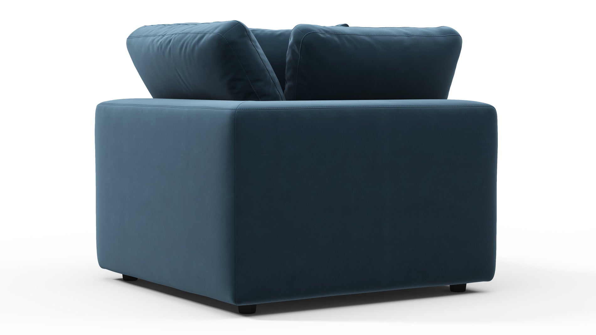 SkyPrussian Blue Luxe Velvet