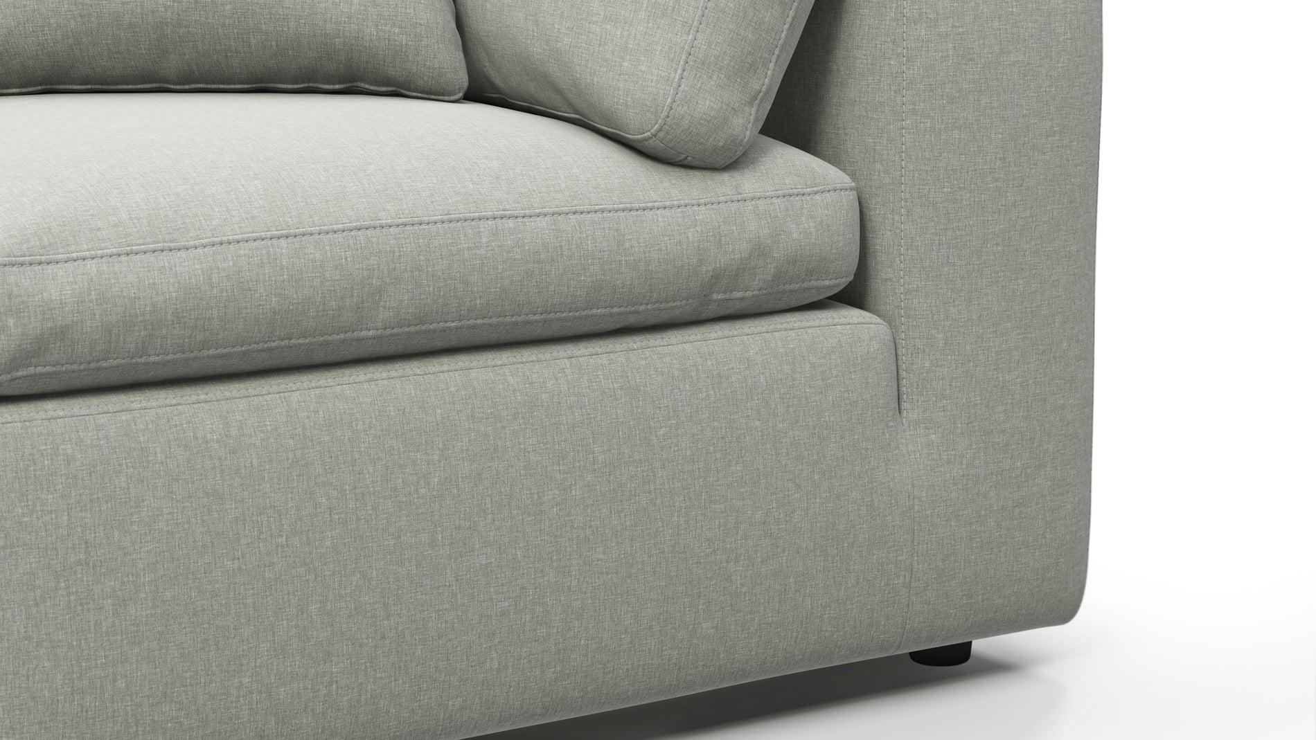 SkySoft Gray Brushed Weave
