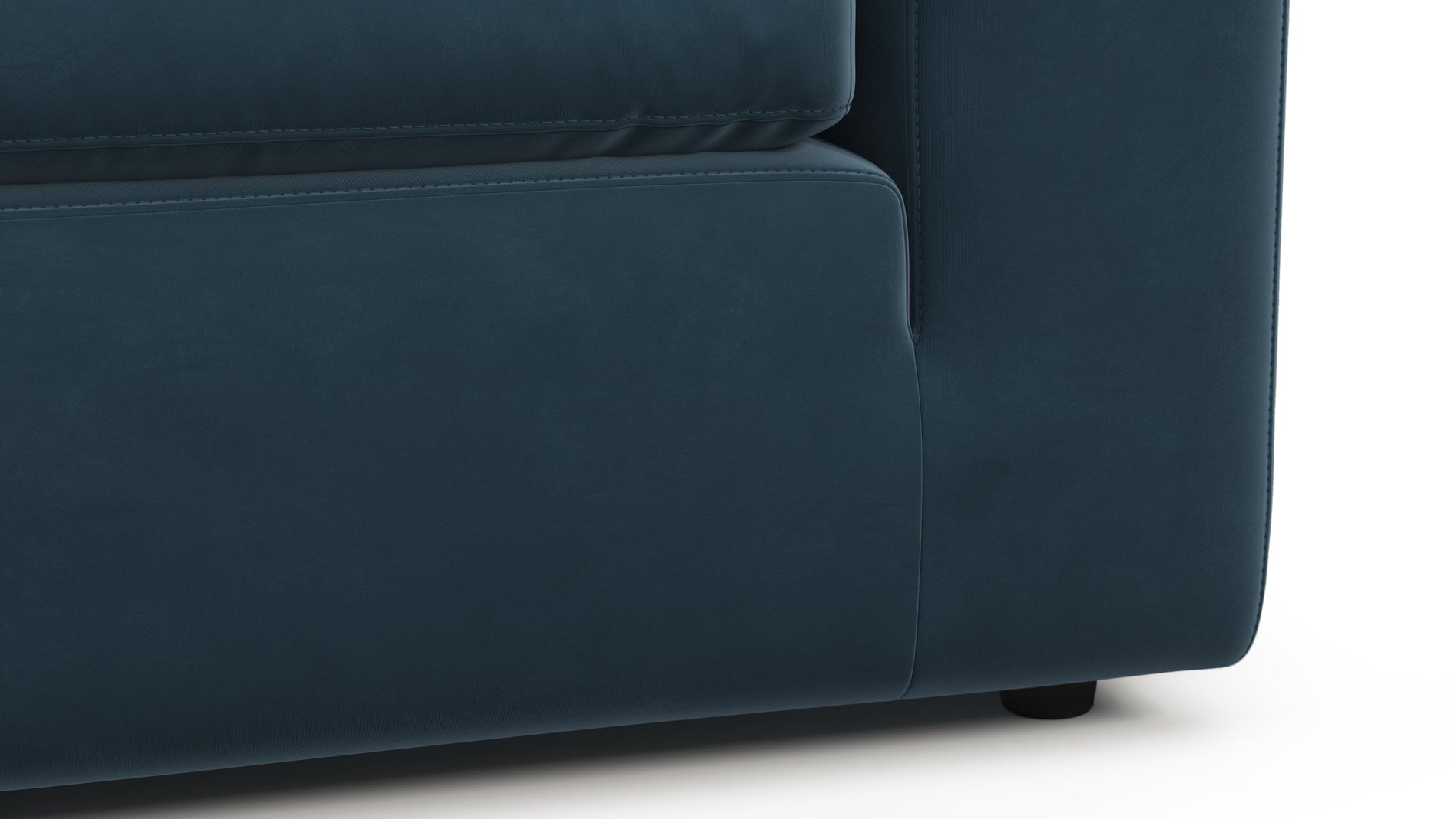 HimmelPreußisch blauer Luxus -Samt