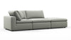 Sky - Soft Gray Brushed Weave - Image 2