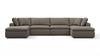 Sky - Coffee Brushed Weave - Image 1
