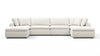 Sky - Oatmeal Brushed Weave - Image 1