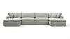 Sky - Soft Gray Brushed Weave - Image 1