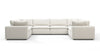 Sky - Oatmeal Brushed Weave - Image 1