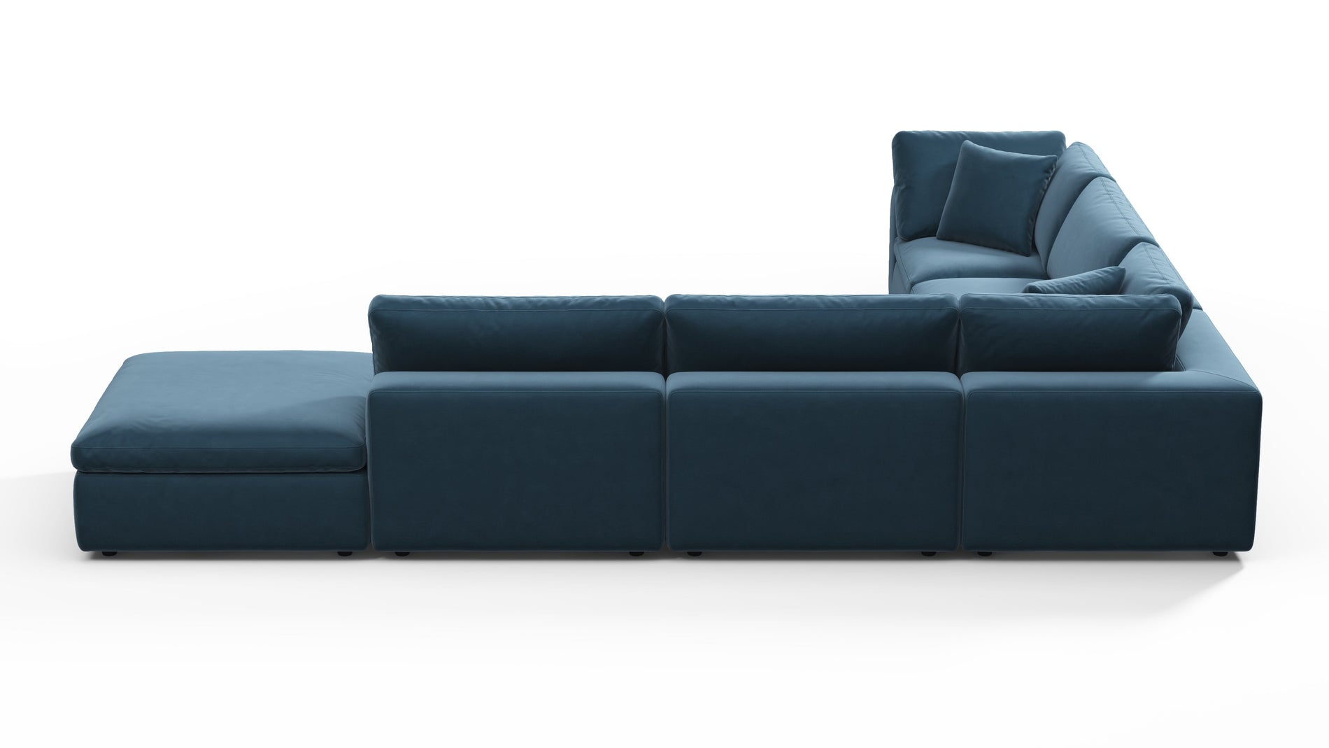 SkyPrussian Blue Luxe Velvet