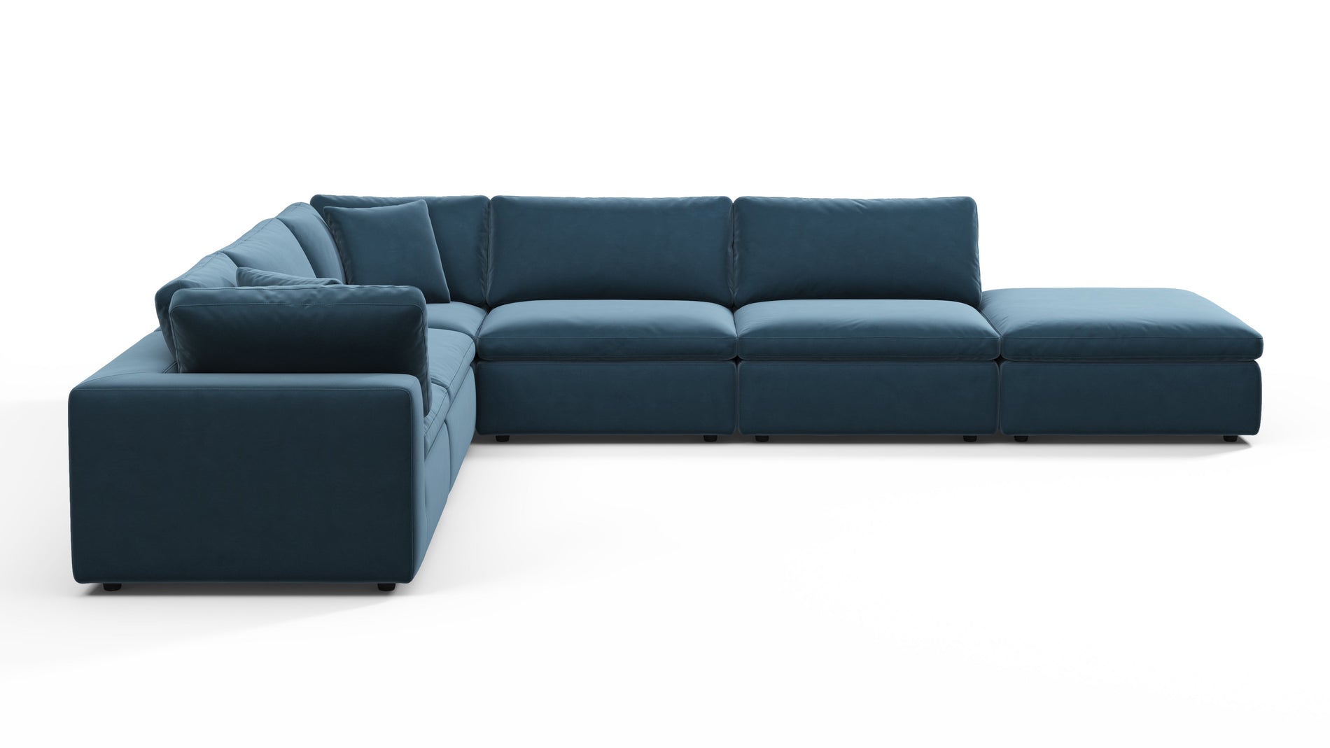 SkyPrussian Blue Luxe Velvet
