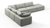 Sky - Soft Gray Brushed Weave - Image 3