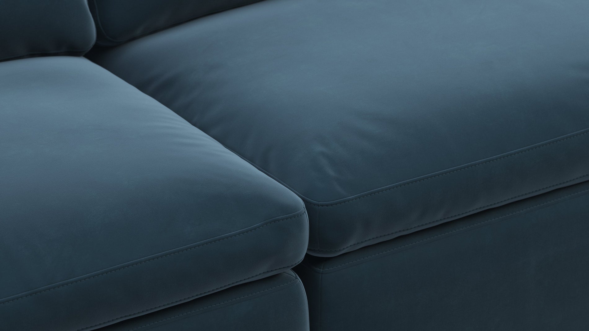 SkyPrussian Blue Luxe Velvet
