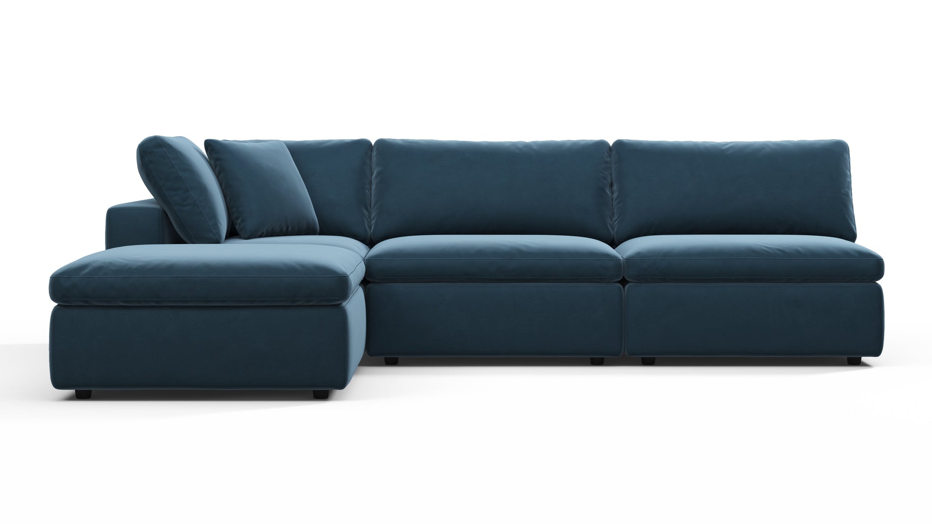 SkyPrussian Blue Luxe Velvet