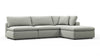 Sky - Soft Gray Brushed Weave - Image 2