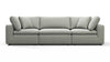 Sky - Soft Gray Brushed Weave - Image 1