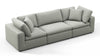 Sky - Soft Gray Brushed Weave - Image 3