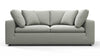 Sky - Soft Gray Brushed Weave - Image 1