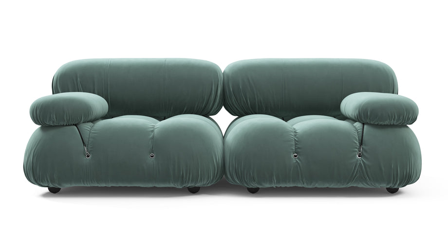 Bellini SoffaJadeite Luxe Velvet